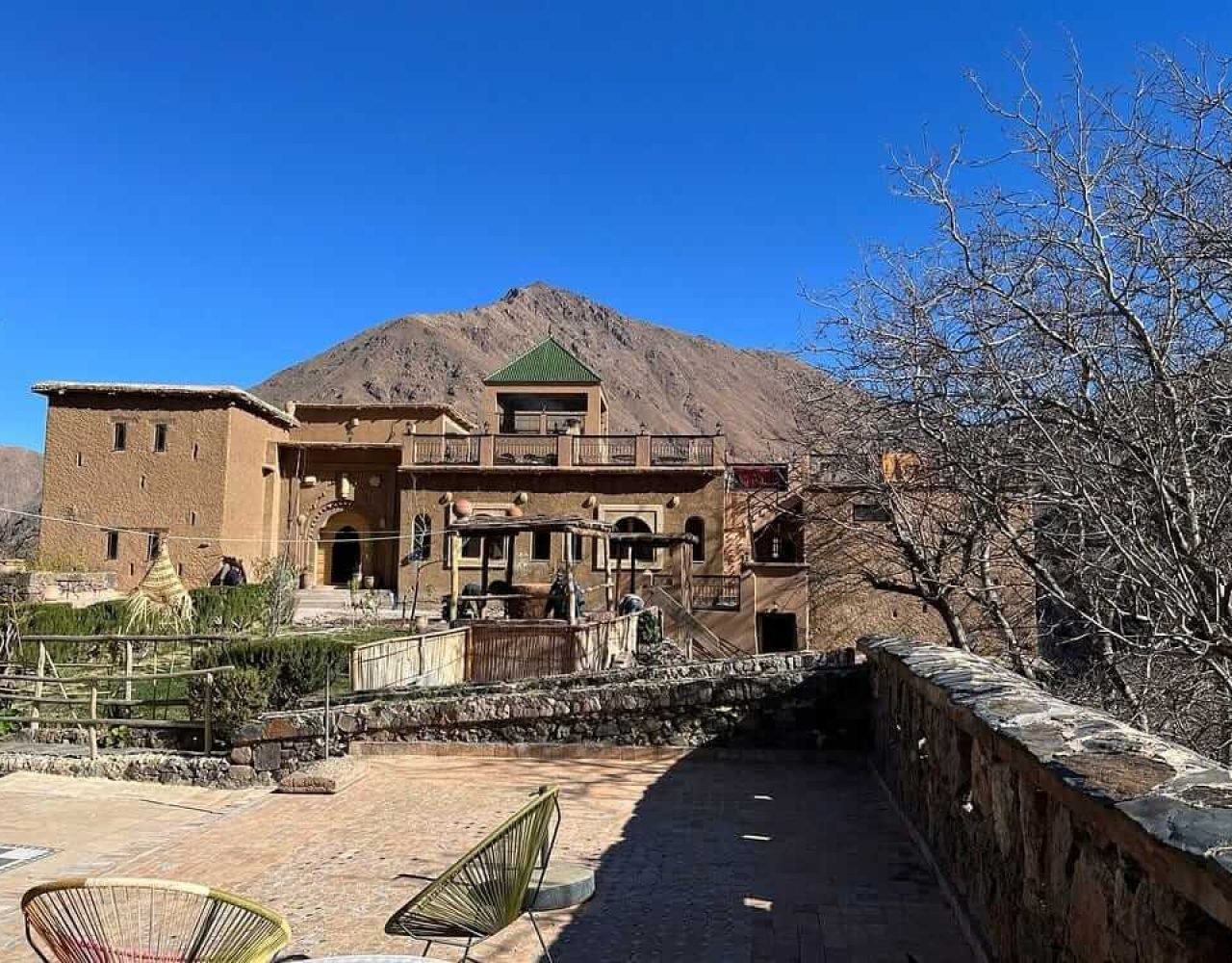 Traditional Berber house in the Atlas Mountains near Imlil