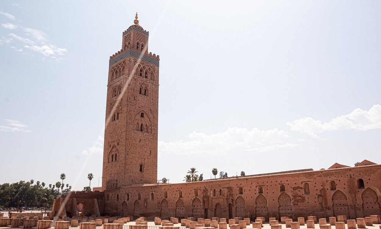 Koutoubia Mosque in Marrakech visited during a private guided tour